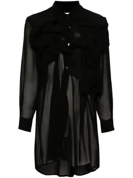 Comme Des Garçons: Прозрачная рубашка 