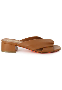 SANTONI: Коричневые сабо 