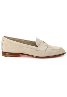 SANTONI: Бежевые лоферы 