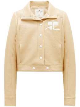 Courrèges: Бежевая куртка 