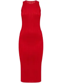 Pleats Please Issey Miyake: Платье без рукава 