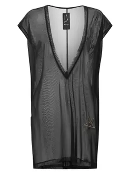 RICK OWENS: Топи з v-подібним вирізом  Champion