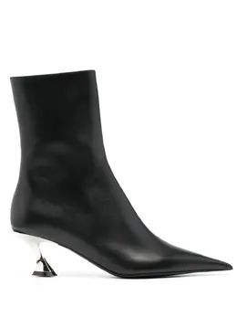 Mugler: Чёрные ботинки 