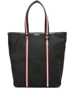 Bally: Чёрная сумка-шоппер 