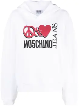 Moschino: Толстовка с принтом 