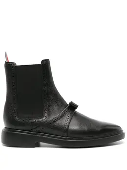 Thom Browne: Чёрные ботинки 