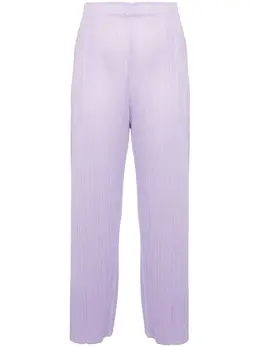 Pleats Please Issey Miyake: Прямые брюки 