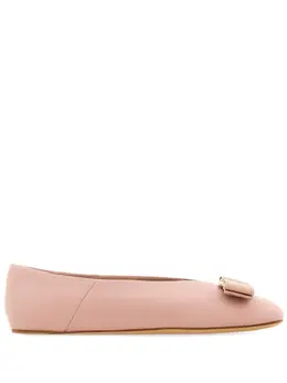 Ferragamo: Розовые балетки  Vara