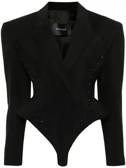 Mugler: Чёрный боди 