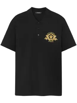 Versace: Чёрное поло 