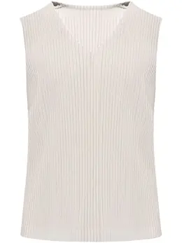 Homme Plissé Issey Miyake: Светлая майка 
