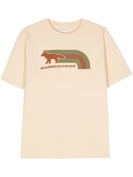 Maison Kitsuné: Хлопковая футболка 