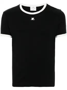 Courrèges: Хлопковая футболка 