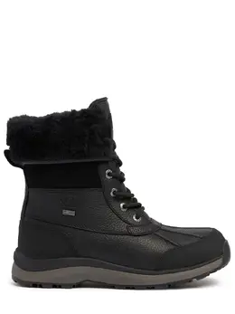 UGG: Чёрные ботинки 