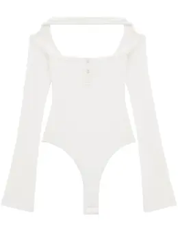 Courrèges: Белый боди 