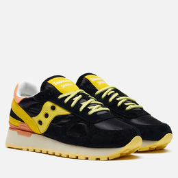 Saucony: Чёрные кроссовки  Shadow Originals