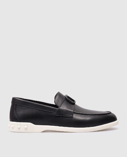 Valentino: Чорні туфлі  VLogo