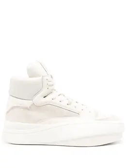 Y-3: Белые кроссовки 