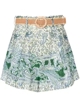 ZIMMERMANN: Льняные шорты 