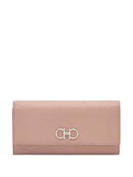 Ferragamo: Светлый кошелёк  Gancini