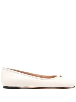 Bally: Белые балетки 