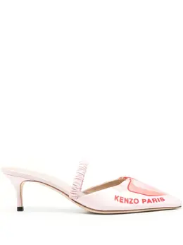 Kenzo: Светлые туфли 