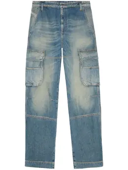 Diesel: Прямые джинсы 