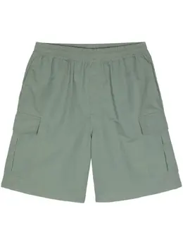 Carhartt WIP: Зелёные шорты 