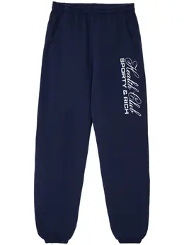 Sporty & Rich: Хлопковые брюки 