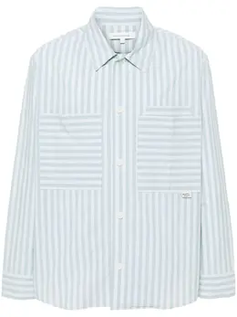 Maison Kitsuné: Рубашка в полоску 