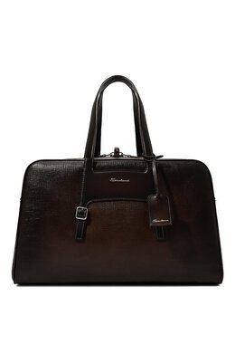 Santoni: Коричневая дорожная сумка 