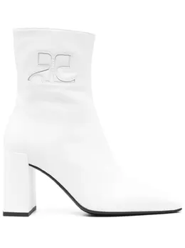 Courrèges: Белые ботинки 