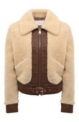 Chloé: Кожаная куртка 