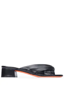 SANTONI: Чёрные сабо 