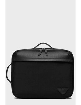 Emporio Armani: Чёрный рюкзак 