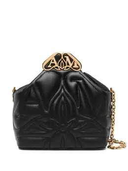 Alexander McQueen: Чёрная сумка через плечо  Box