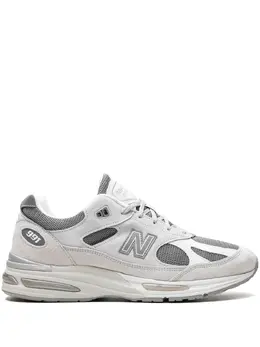 New Balance: Светлые кроссовки 