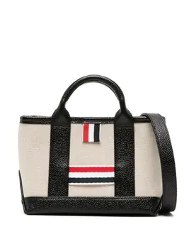 Thom Browne: Чёрная сумка-шоппер  Tool