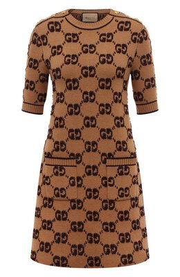Gucci: Платье из шерсти 