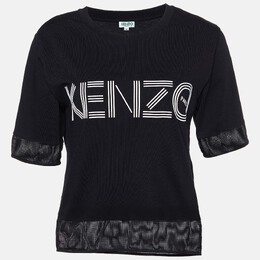 Kenzo: Чёрная футболка 