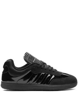adidas: Чёрные кроссовки  Samba