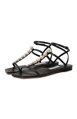 Jimmy Choo: Тёмные сандалии 