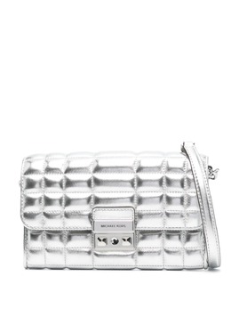 Michael Kors Collection: Серебристая сумка через плечо 