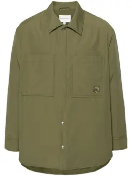 Maison Kitsuné: Зелёная рубашка 