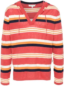Maison Kitsuné: Свитер в полоску 