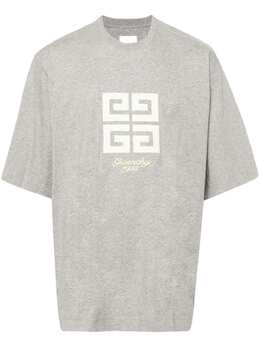 Givenchy: Хлопковая футболка  4G