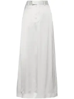 MM6 Maison Margiela: Атласная юбка 