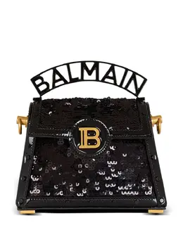 Balmain: Чёрная сумка  B-Buzz
