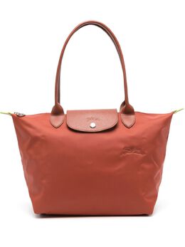 Longchamp: Зелёная сумка  Le Pliage Green