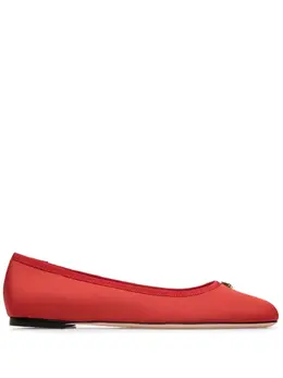Bally: Красные балетки 